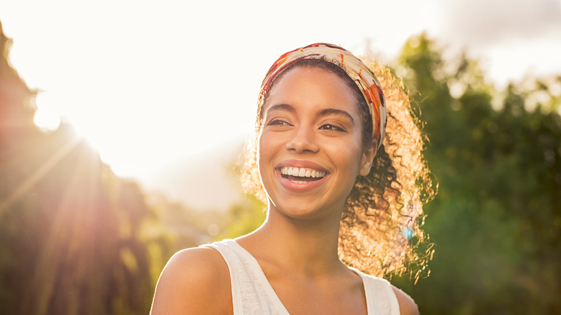 Benefits of Hypnosis Happy Lady